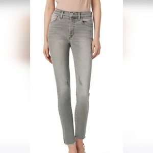 Joe's Charlie The Snapback High Waist Raw Hem Jeans Size S